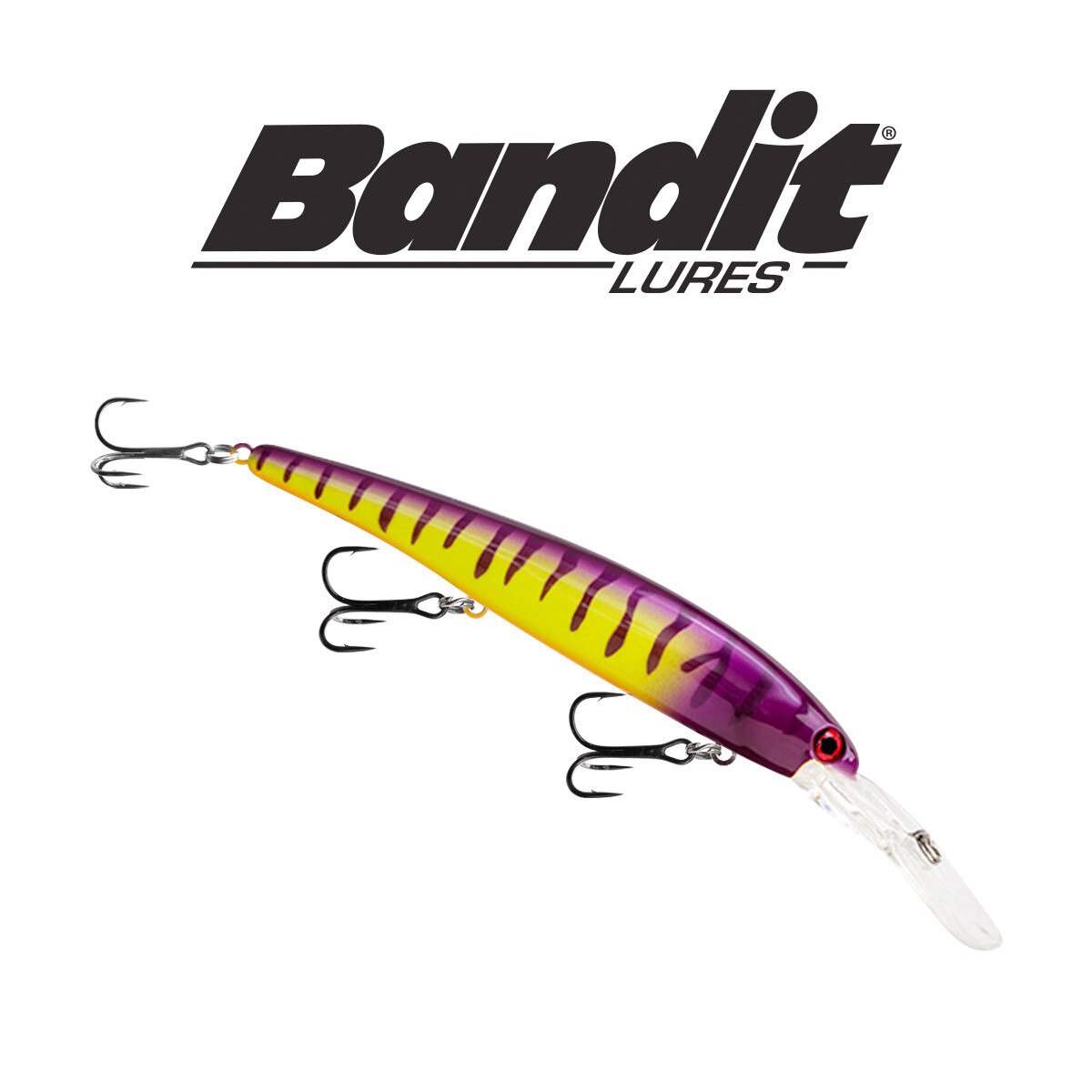 bandit fishing lures Walleye Deep Gender Reveal and big rivers Bandit Suspending Minnow Chrome Red