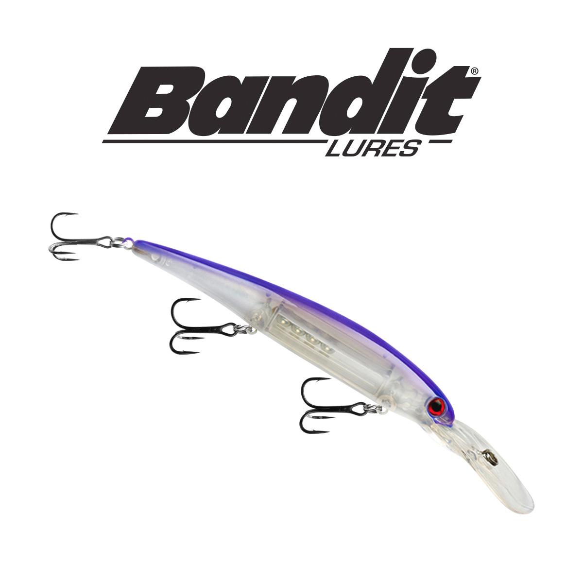 Chrome/Red Eye 5/8 oz Bandit Lures  Walleye shallow Diver 