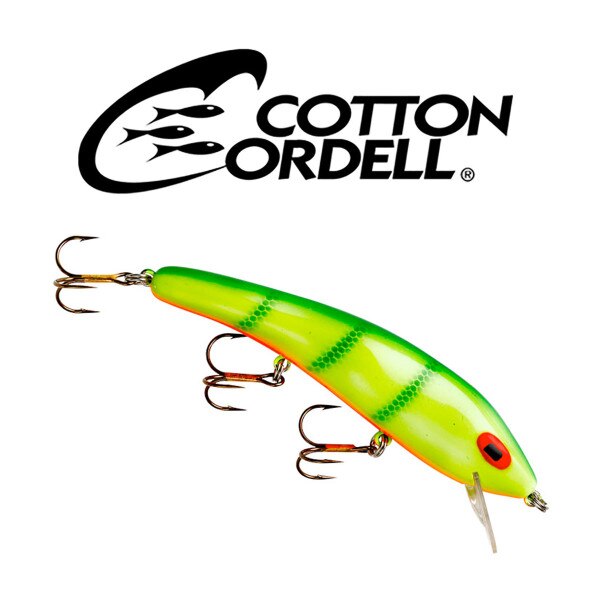 Leurre Crankbait Cotton Cordell Ripplin' Aileron Rouge – Lot #6200 – Très Bon état