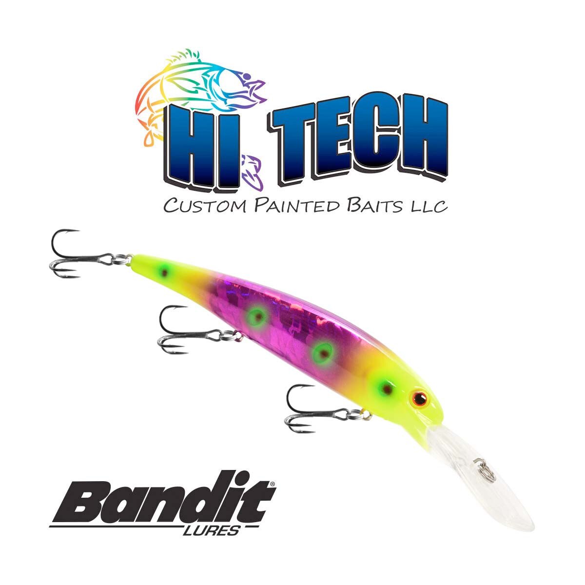 HI-TECH CUSTOM PAINTED DEEP WALLEYE BANDITS