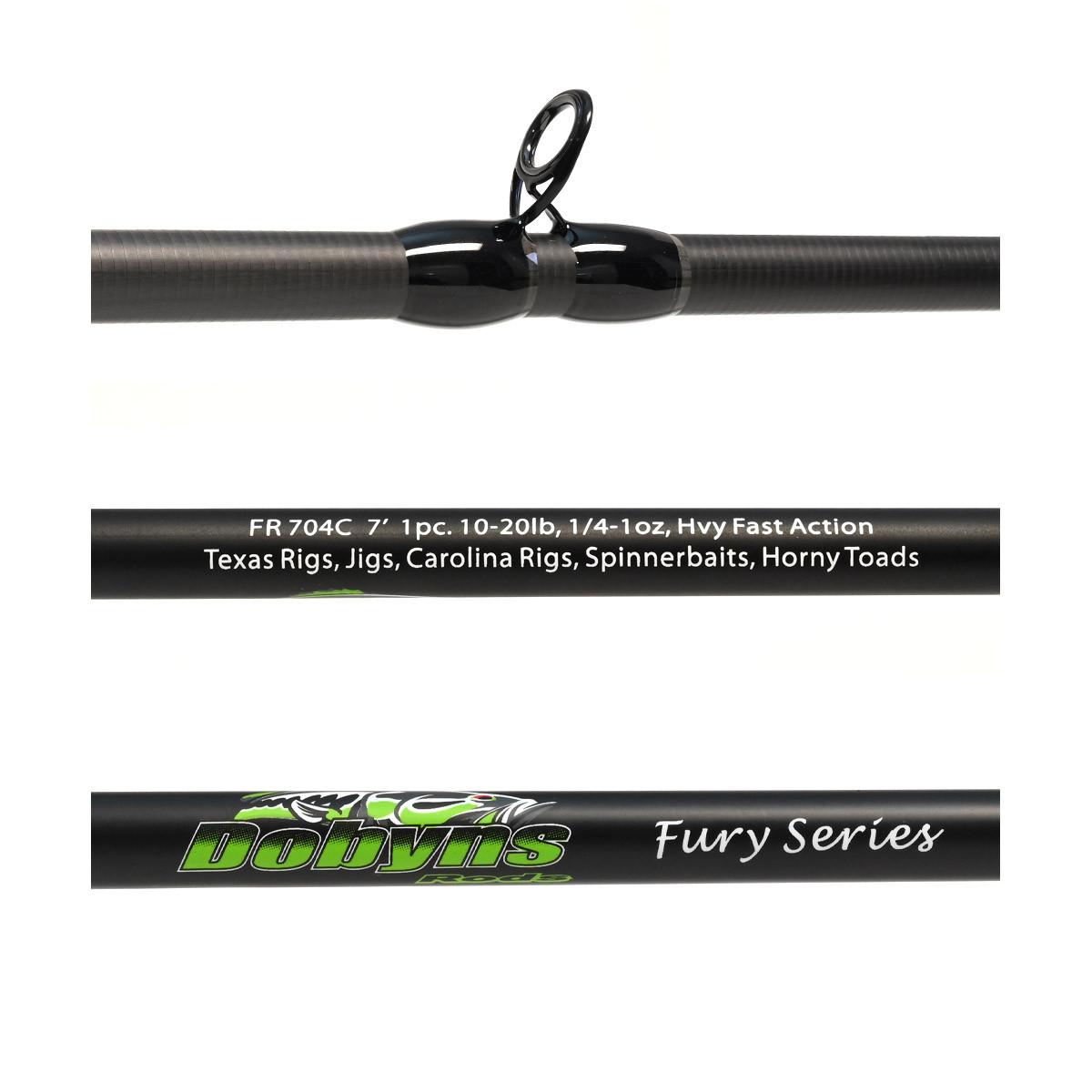 dobyns carolina rig rod Rods- Kaden Series The Champion Series will always be the backbone of the company. Dobyns Fury FR704 7' H