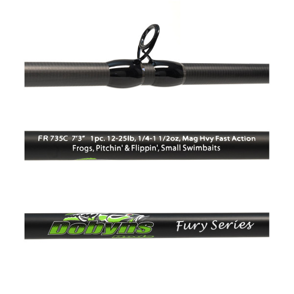 Dobyns Fury FR735C Casting Rod  Technique Specific Bass Fishing
