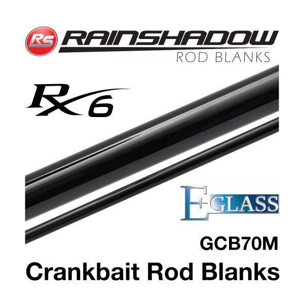 Rainshadow 7' GCB70M E-Glass Crankbait Rod Blank Jann's Netcraft