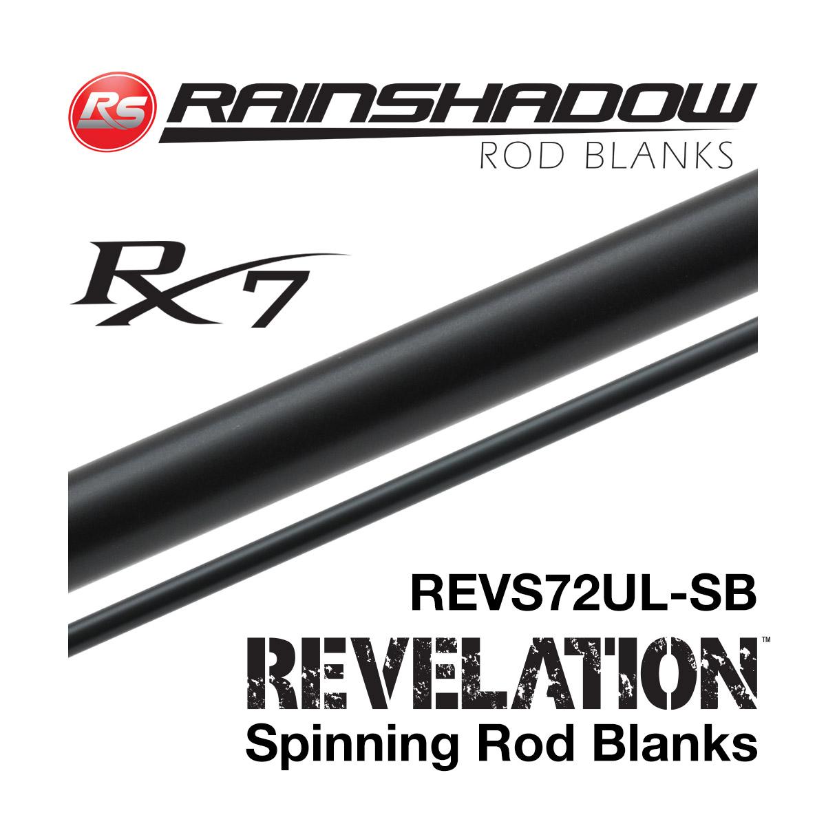 rainshadow blank shimano clarus hotshot rod RX7 Rainshadow Revelation REVS72UL-SB 7'2