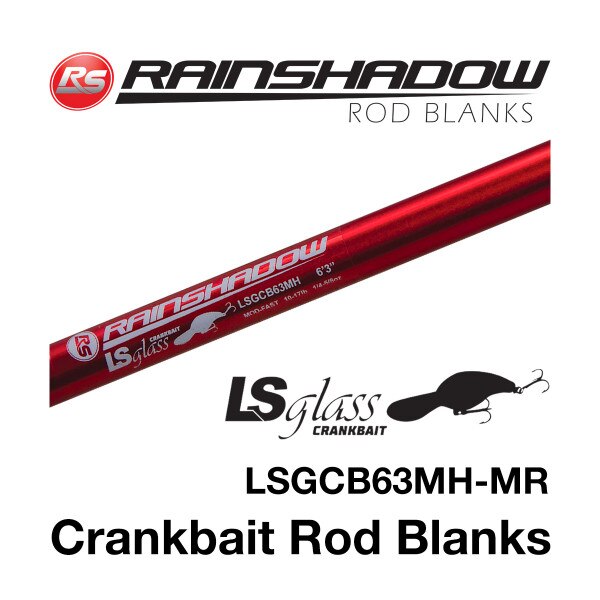 Rainshadow LSGCB63MH LS 6'3 Glass Crankbait Blanks Jann's Netcraft