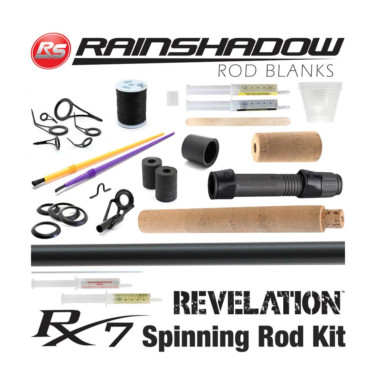 Rainshadow Revelation REVS76ML-2SB 2 Piece Spinning Rod Building Kit