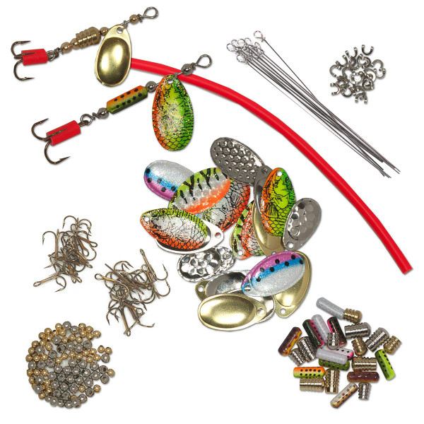 FRENCH SPINNER KIT PARTS ONLY, MAKE 24 LURES