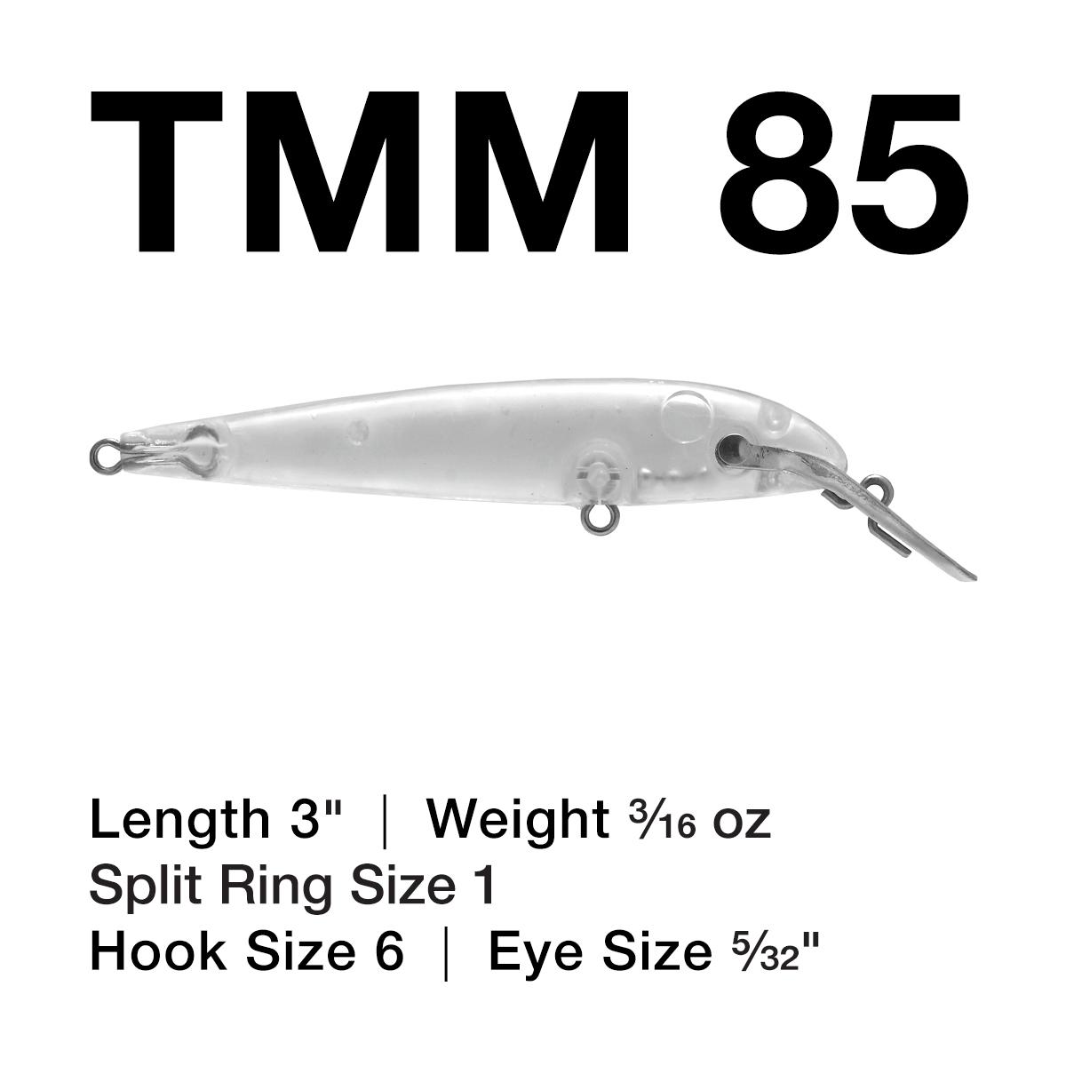 10pcs Unpainted Crankbait Fishing Lure Body 3 Inch 2/5 OZ Blank lures 267# 