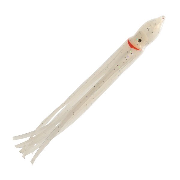 Leurre Souple P-Line Sunrise Squid - 2 1/2" - Paquet De 8 - Vert/Noir/Chart