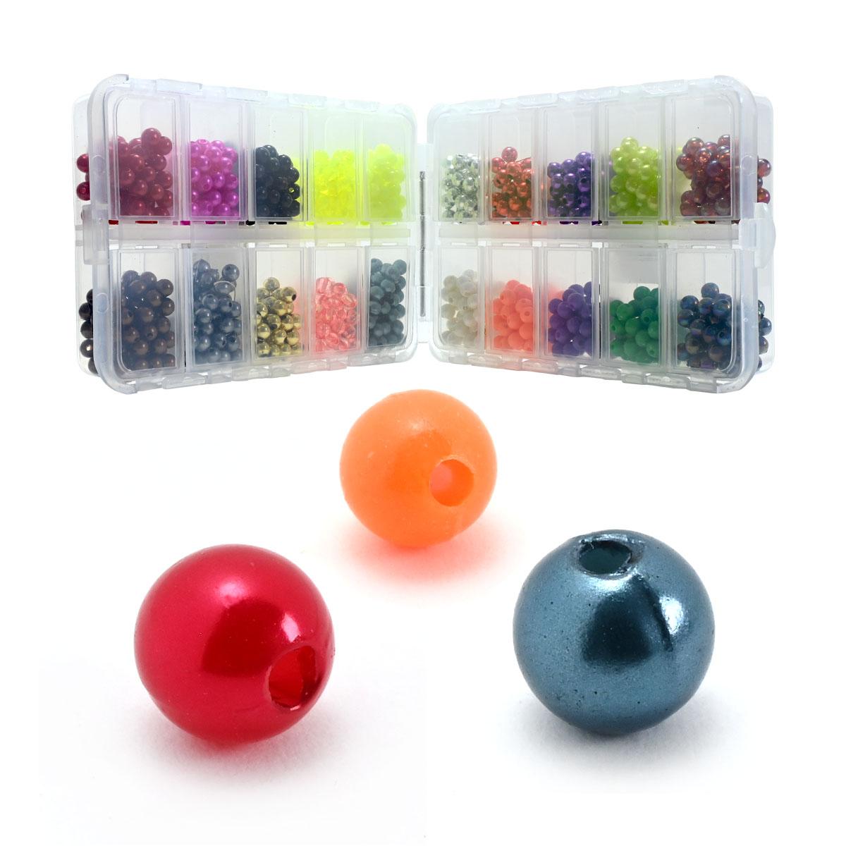 Netcraft Walleye Harness Bead Assortment, Kit has over 1000 beads