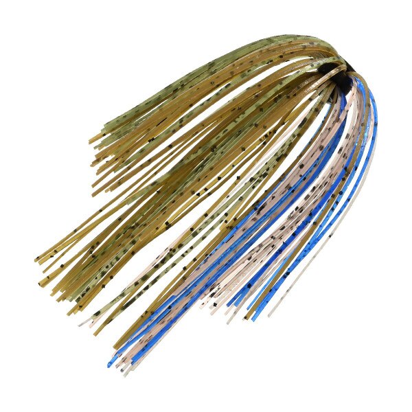 DW Lures 5" Silicone Skirts – Gold Fish Scale (5-Pack) For Spinnerbaits, Buzzbaits, Jigs