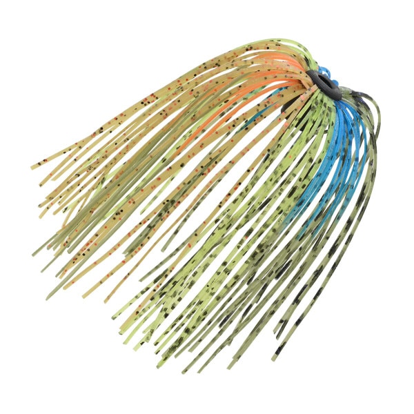Jupes En Silicone Pour Leurres De Pêche - 12 Bouquets De 50 Pièces - 6 Couleurs - Pour Spinnerbaits, Buzzbaits, DIY - PVC