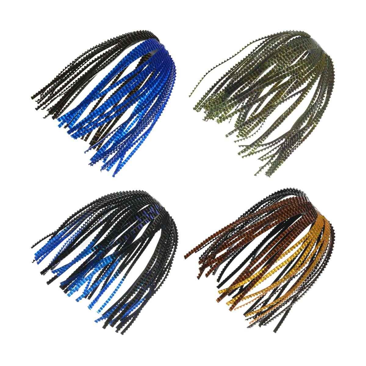 2 Pack Cap Wrap Silicone Skirts For Hula Poppers & Spoons - Fishing Lure Making #31