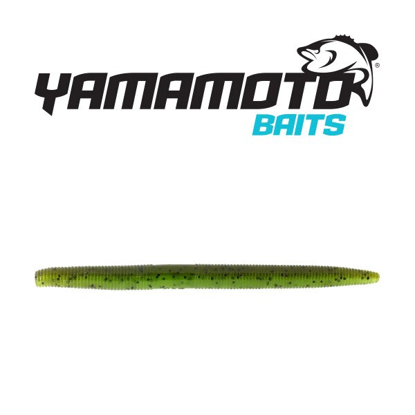 Yamamoto Senko 3″ 9B-10-196 – Esche Soft Plastic A Neutra Galleggiabilità Per Bass (Verde/Nero)