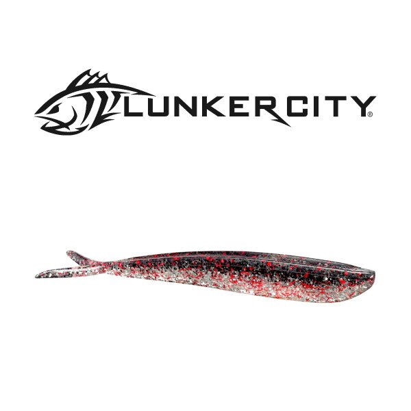 Lunker City Fin-S Fish 2,5 Inch - Atomic Chicken