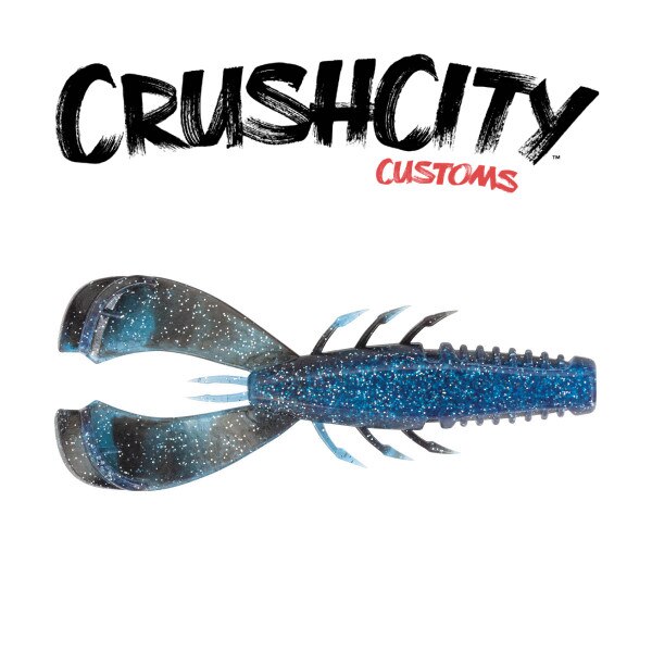 CrushCity Cleanup Craw 3 - Esca Morbida Per Pesca A 3,5 Pollici - Colore Zucca Verde (CCCLC35GPPK)