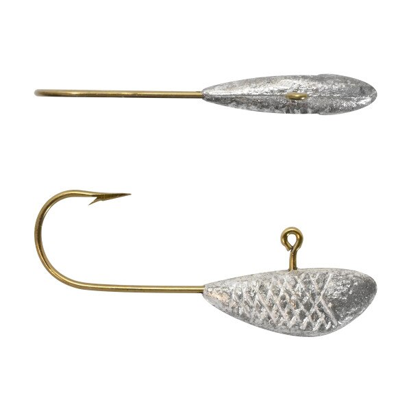 Garrett Outdoors 1000ct Bulk Unpainted Jig Heads – Choose Size, Bronze Finish