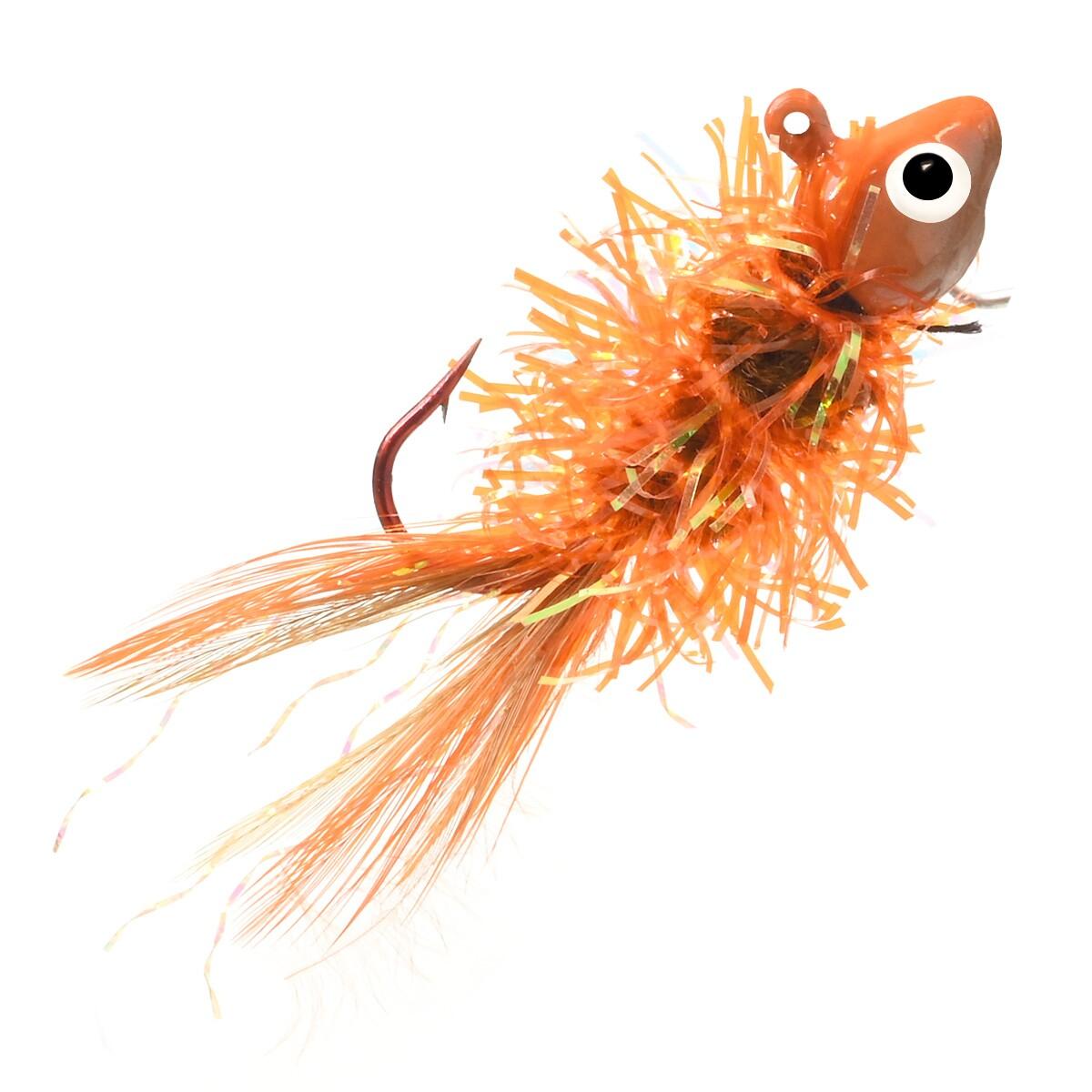 PFS Yummies Panfish Jigs - Hand-Tied 1/80th & 1/32oz Jigs For Bluegill, Crappie, Trout (6 Pack, Assorted Colors)