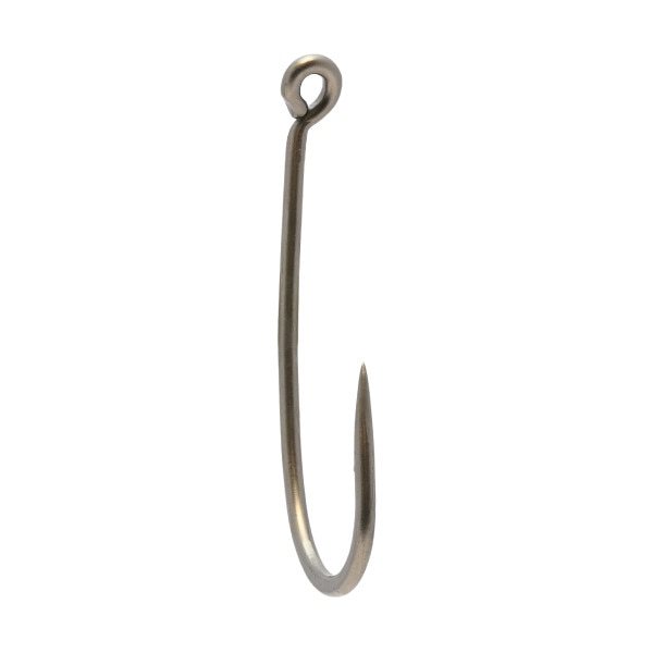 100 Ami Mustad 1607 A – Bowed Hooks Bronzati – Ringed Straight Norway – Mosca E Spinning