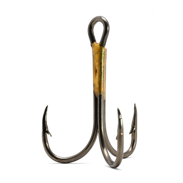 eagle claw treble 374 fishing hooks Soft Bait Hook with Spring Eagle Claw 374TSW Cat Claw Soft Bait Treble