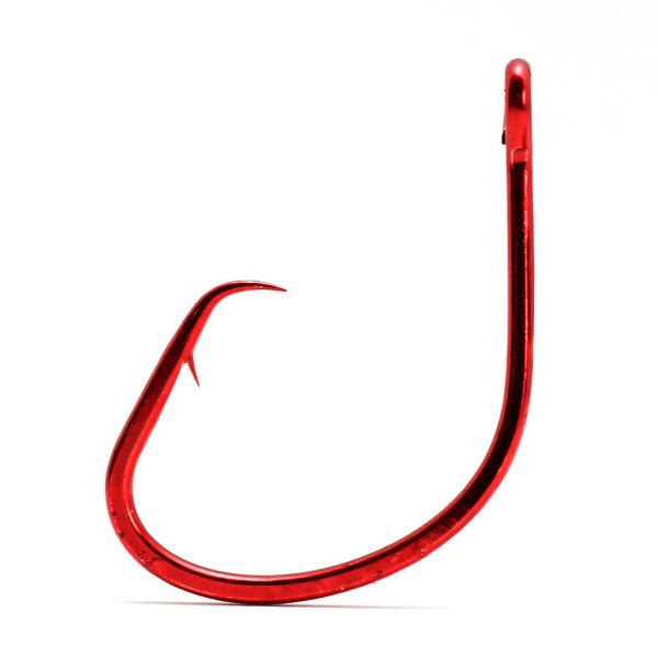 BOSS KAT BK84 DOUBLE ACTION CIRCLE HOOK RED, Fishing Hooks