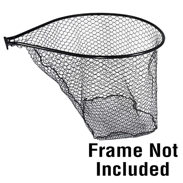 ED CUMINGS PVC COATED KNOTLESS FLAT BOTTOM REPLACEMENT NETS, Landing Nets