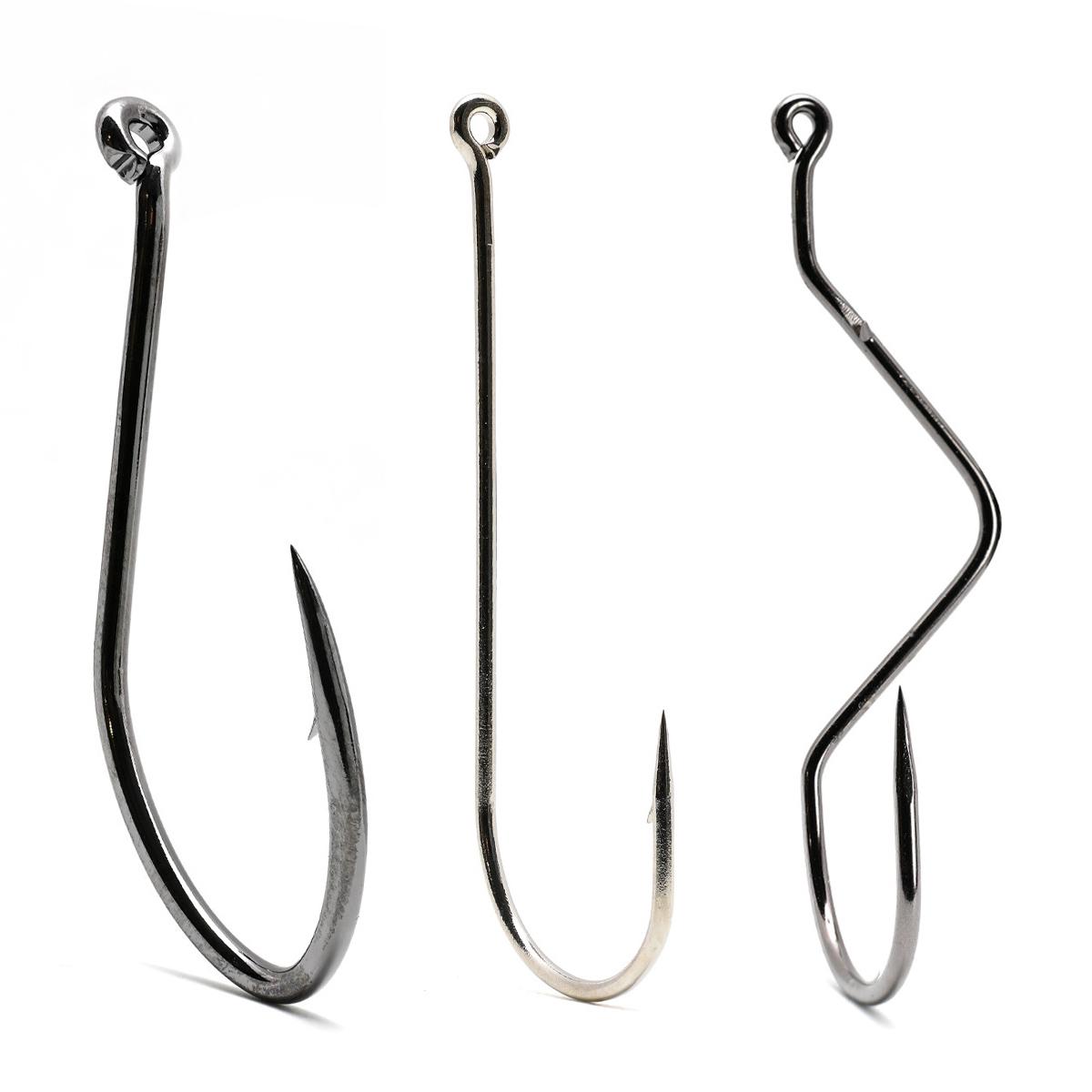 Fish Hooks In Bulk Wholesale 1440 Hooks Bronze Carlisle Snelled Size 8 